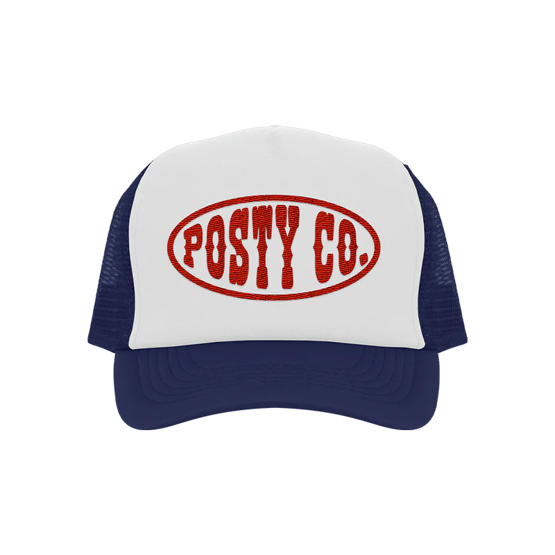 Posty Co Trucker Hat Navy