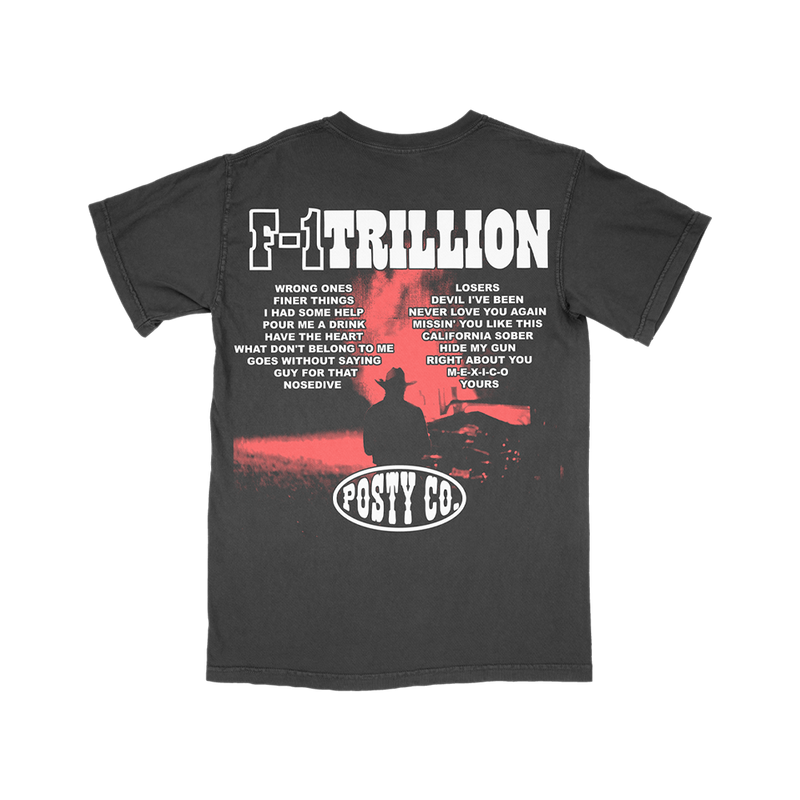 F-1 TRILLION TRACKLIST T-SHIRT