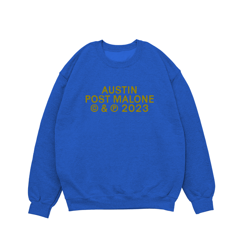Blue Tour Crewneck