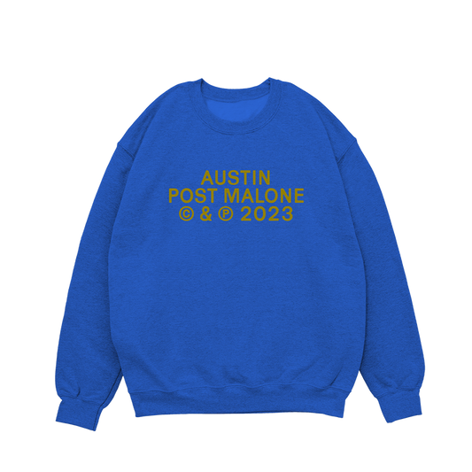 Blue Tour Crewneck