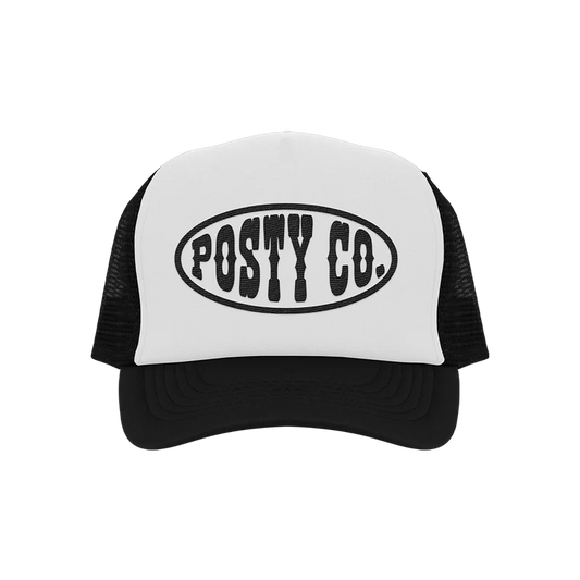 Posty Co Trucker Hat Black