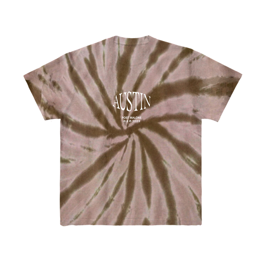 Austin Brown Tie Dye T-Shirt