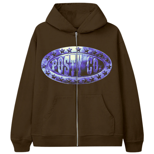 Posty Co Zip Hoodie